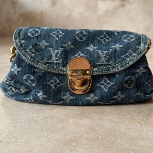 Louis Vuitton Denim mini pleaty